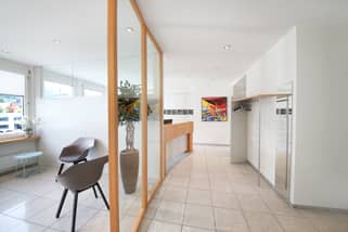 Empfang der Zahnarztpraxis Zürichsee